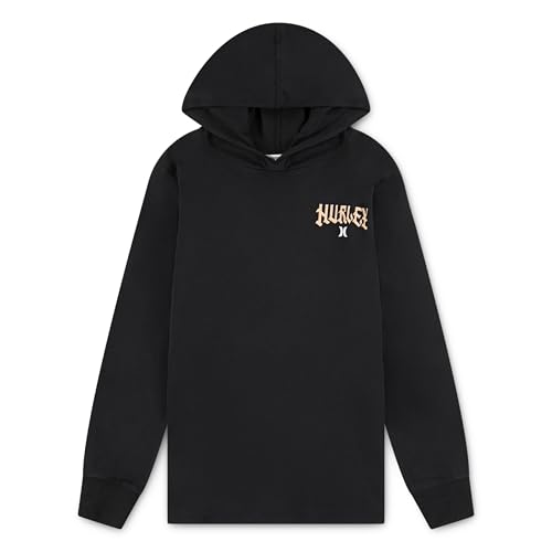 Image of Hurley boys Long Sleeve Hooded Graphic T-shirt