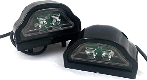2 luces LED traseras para matrícula, 24 V, para camión, remolque, cabina para hombre, Daf Scania, Iveco