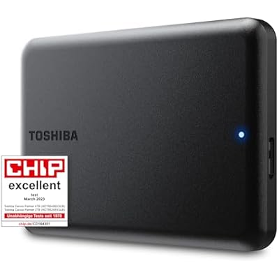 Toshiba Canvio Partner 2TB Portable 2.5&rsquo;&rsquo; External Hard Drive, USB 3.2, Mac & Windows compatible.