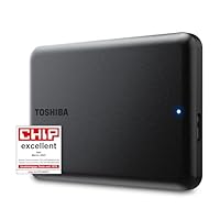 Toshiba Canvio Partner 2TB Portable 2.5’’ External Hard Drive, USB 3.2, Mac & Windows compatible. (HDTB520EK3AB)