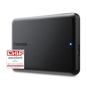 Toshiba Canvio Partner 2TB Portable 2.5’’ External Hard Drive, USB 3.2, Mac & Windows compatible. Xbox, PS4
