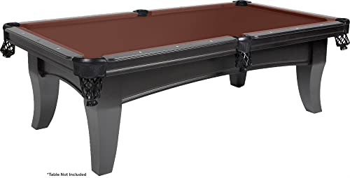 Granito Tournament 2000 Speed Cloth - 16 Color Variations - for 7, 8, 8.5, 9, 10 Foot Tables (Wine, 7' Precut - Inside Table Area 40" x 80") - Thumbnail 4