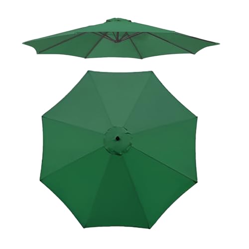 Funda para toldo de sombrilla verde de 300cm y 8 varillas para patio