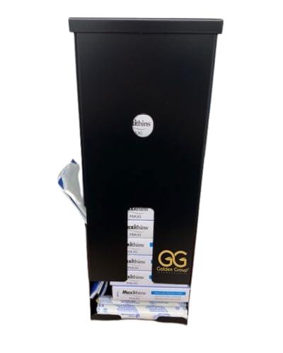 GG Golden Group INTERNATIONAL - Pre filled dual Tampon/Pad Dispenser, Durable black steel image 4