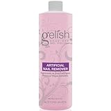 Gelish Artificial Nail Remover – Soak-Off Polish Remover for Fast, Gentle Removal, Prevents Drying, and Maintains Healthy Nails. Ideal for Professional and At-Home Use (16 oz)