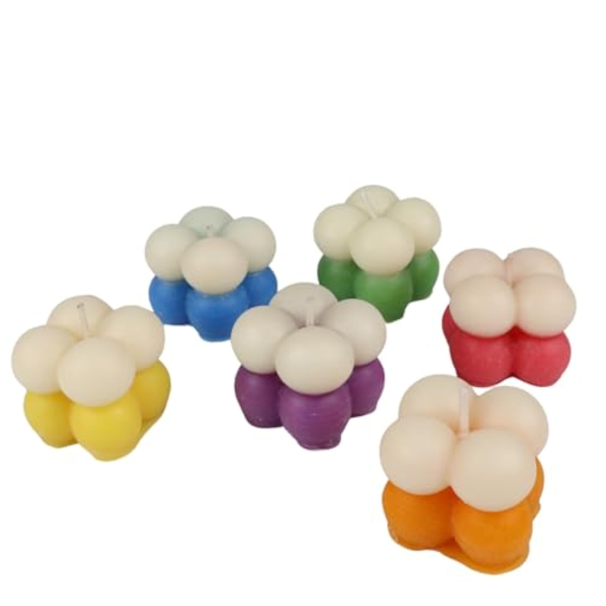 Small Bubble Soy Wax Scented Candle Multi-Pack of 6