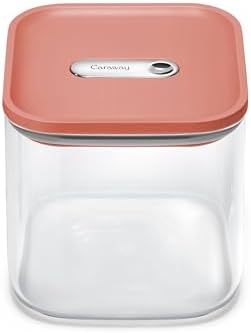 Caraway 2.5qt Glass Airtight Food Storage Container with Lid – No...
