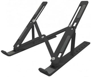 BakGelAl 7 Kademeli Ayarlı Katlanabilir Laptop Tablet Standı Siyah