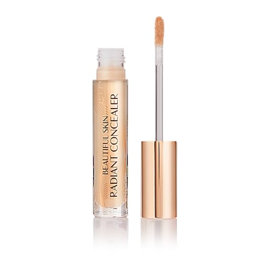 Charlotte Tilbury Beautiful Skin Concealer - Under Eye Concealer & Color Corrector for Dark Circles - Hydrating, Medium-Buildable Coverage with a Radiant, Natural-Looking Finish - 4 Fair