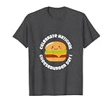 Celebrate National Cheeseburger Day T-Shirt, Men, Dark Heather Grey, X-Large