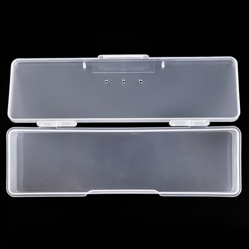 Set 4 cajas transparentes para herramientas de uñas miniatura 7
