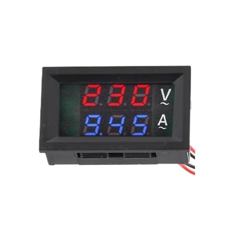 Voltmètre numérique LCD pour contrôler la consommation d'une pompe à chaleur