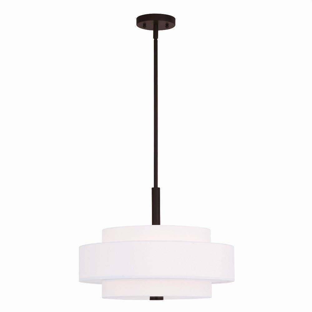 Livex Lighting 50874-07 Meridian 4-Light Pendant, Bronze