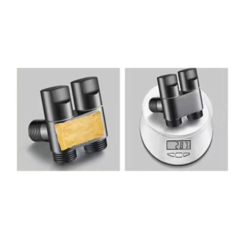 Kit de bidé para WC de latón con doble interruptor y salida de agua fría para montaje en pared 4