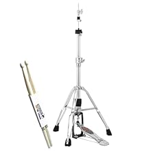 Pearl H1050 Redline Hi-Hat Stand Hihat Stand + Keepdrum drum sticks, 1 pair Eliminator Redline series Direct drive system Redline step plate for angle adjustment 1 pair of Keepdrum drumsticks