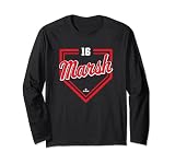 Home Plate Gameday Brandon Marsh Philadelphia MLBPA Long Sleeve T-Shirt