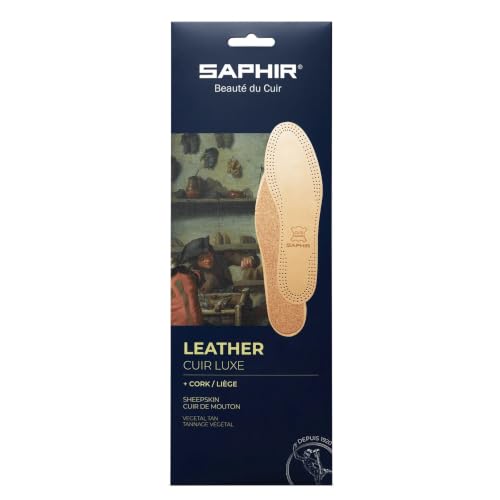 Plantillas de cuero ligeras y transpirables Saphir Beauté du Cuir miniatura 1