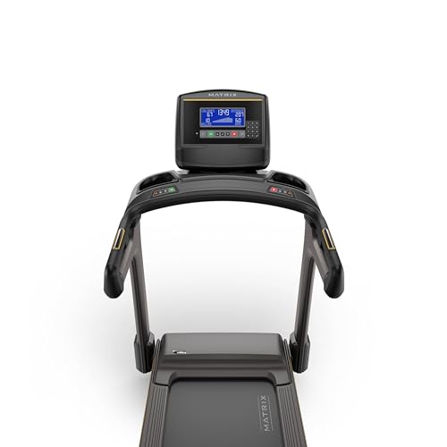 Image of Matrix Fitness T30 Treadmill with XR | 8.5 inch LCD | Club-Quality Treadmill for Running, 5K & Marathon | | Heavy-Duty Frame, Extra-Thick 20 inchx55 inch Deck, Industrial Cushioning