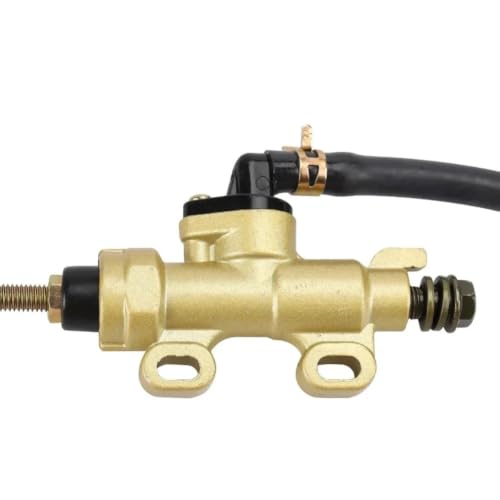 Bomba de freno trasero universal roja para motocicleta Suzuki con cilindro maestro 5