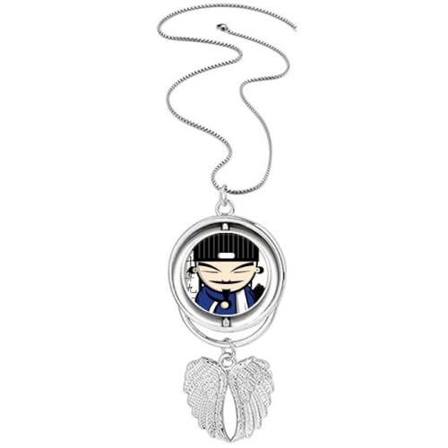 Collier ailes d'ange chinois pendentif ethnique bijoux spirituels tendance motard
