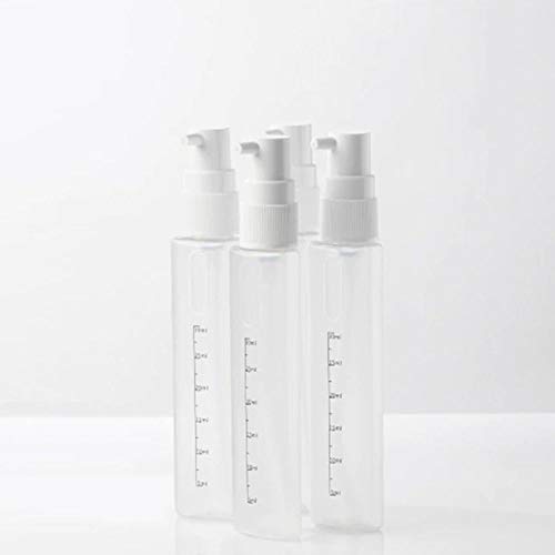 Dispense Garrafa Portátil 4 Em 1 Viagens Alcool Gel Shampoo Cremes Cinza