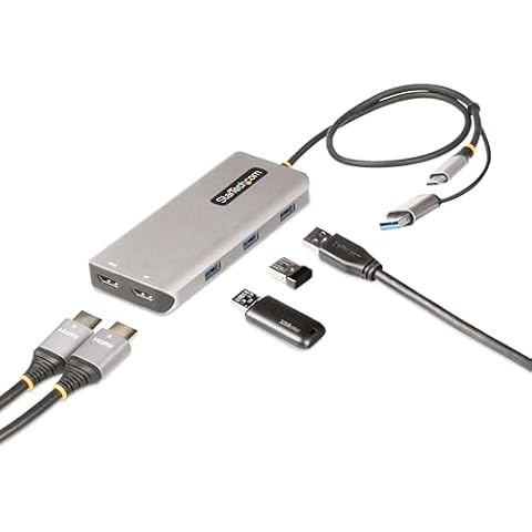 StarTech.com USB-C Multiport Adapter with Dual HDMI Cover
