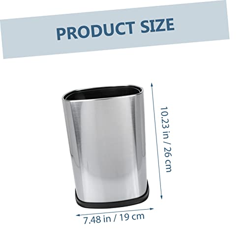 Caneca de basura rectangular metálica para cocina 1 ml miniatura 2