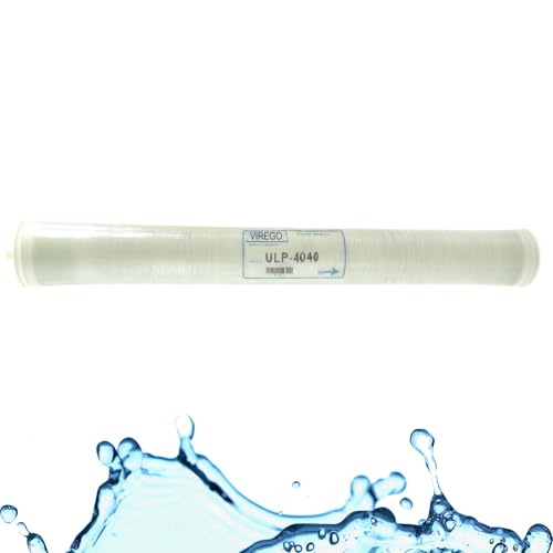 ULP-4040, 4040 ULP Membrane for Ultra Low Pressure Commercial Membrane, ULP-4040 Membrane for Industrial, Agricultural, Whole House, NSF Certified, Salt Rejection 99.3%, 2600GPD