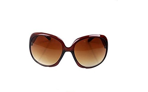 Da.Wa Gafas de Sol Reflectantes Gafas de Sol Polarizadas Gafas de Sol de de Protección UV para Mujer,Marrón