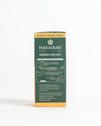 Image of Makaibari Green Valley Flowery Orange Pekoe Darjeeling Long Leaf Tea | Roasted over A High Fire | 100Gms