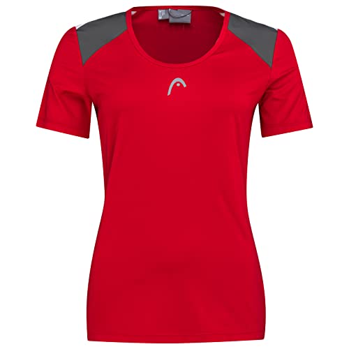 Image of HEAD Club 22 Tech T-Shirt, Womens, Red, X-Small