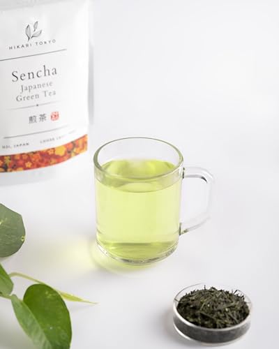 Image of Hikari Tokyo Uji Sencha Green Tea Loose Leaf | Premium Japanese Green Tea | Grown in Uji Kyoto |100% Pure and Authentic | Loose Leaf (100 g)