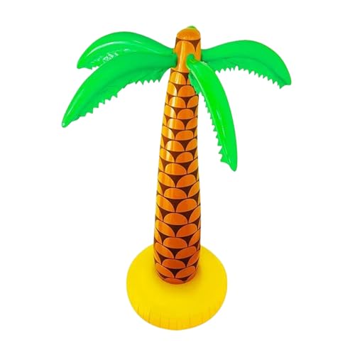 1 Pc 6 ft Inflatable Palm Tree Party Decorations Blow Up Tropical Hawaiian Pool and Beach Luau Props for Summer Parties Tiki Events Garden BBQ Fancy Dress Jungle Theme Decor and Photo Backdrops