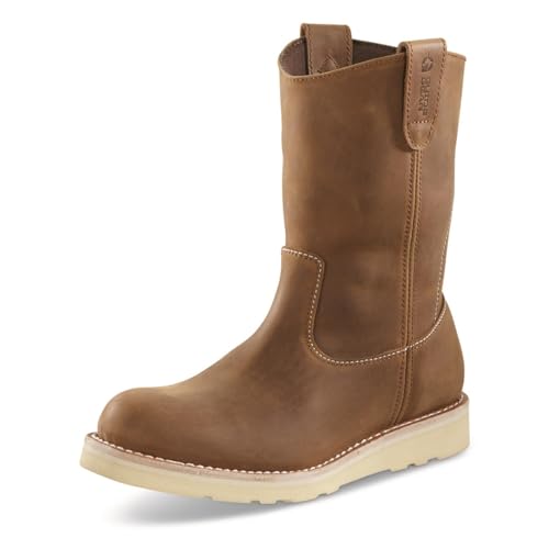 Guide Gear Wedge 10” Wellington Work Boots for Men, Mid-High, Leather Shoes, Moisture-Wicking Lining2