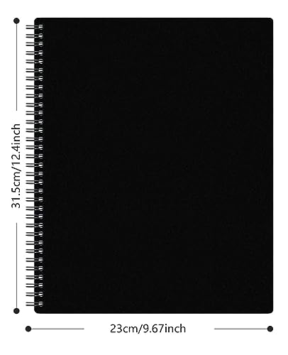 60 Pocket Presentation Book with Clear Sheet Protectors, A4 Portfolio Folder Binder Display 120 Pages Bound Thickened Sheet Protectors Binder for Children Artwork Sheet Music Diamo image 4