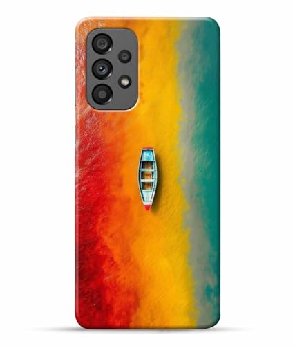 Image of Printed Hard Back Case Cover & Compatible for Samsung Galaxy A73 5G / Samsung A73 5G | Nature Vector Art (Multicolor) - D1207