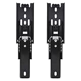 IWOWHERO Guías para Cajones Mini de Extensión Completa 3 Secciones Rodamiento de Bolas, Herrajes para Gabinetes