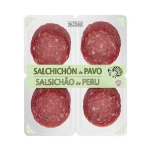 Salchichón de pavo extra Hacendado lonchas 4 paquetes x 37,5 g Pack 2