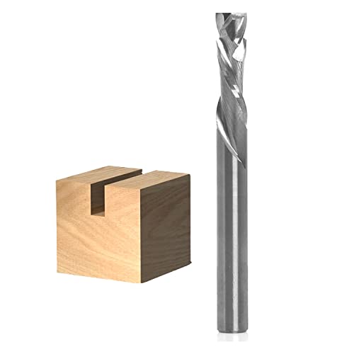 Spiral Router Bit 1/4-Inch Shank, Compression Up&Down-Cut Spiral Router Bit, ...