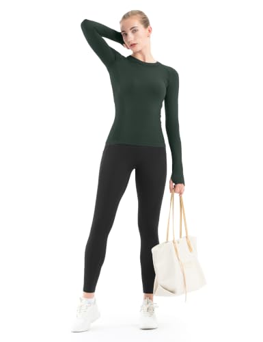 Image of MathCat Seamless Long Sleeve Workout Tops for Women
