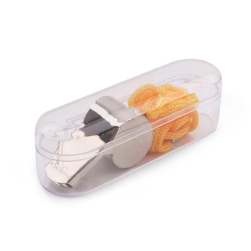 Silbatos deportivos de acero inoxidable 5 unidades