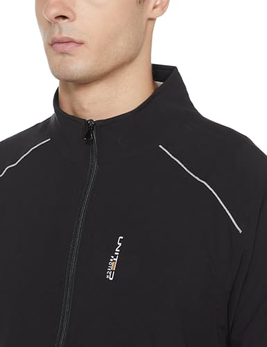 Image of Qube by Fort Collins Men's Windcheater, Lightweight, Windproof Polyester Standard Length Jacket for Year-Round Casual & Daily Use