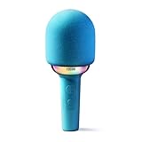 yoerm Wireless Karaoke Microphone Built-in Speaker, Connecting Cell Phones or TVs, No Need External Speakers, Anytime - Anywhere Sing (Blue)