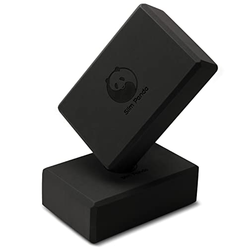 Slim Panda Yoga Blocks Set of 2 & Bag