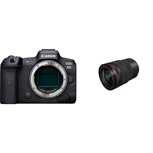Image of Canon EOS R5 Full-Frame Mirrorless Camera - 8K Video, 45 Megapixel Full-Frame CMOS Sensor, DIGIC X Image Processor, Up to 12 fps Mechanical Shutter (Body Only) andCanon Rf 15-35mm F2.8 L is USM