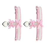 REDYY Lace Thigh Garter,Elegant Bowknot Trim Garter Elastic Strap with Heart Charm Pendant for Women Teens Girl Fashion