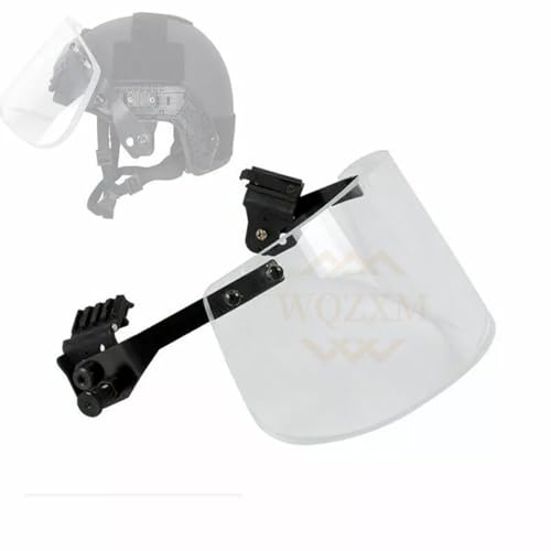 WQZXM Casco balístico de Defensa con Visor a Prueba de Balas | NIJ Nivel IIIA+(BK1) ⭐