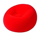 Bestway 75052 - Inflate-A-Chair Seggiolino Gonfiabile, Rosso/Viola/Blu