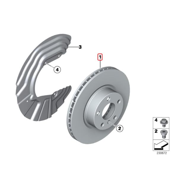 Amazon | MEYLE フロント ブレーキローター 左右セット X3/F25 X4/F26
