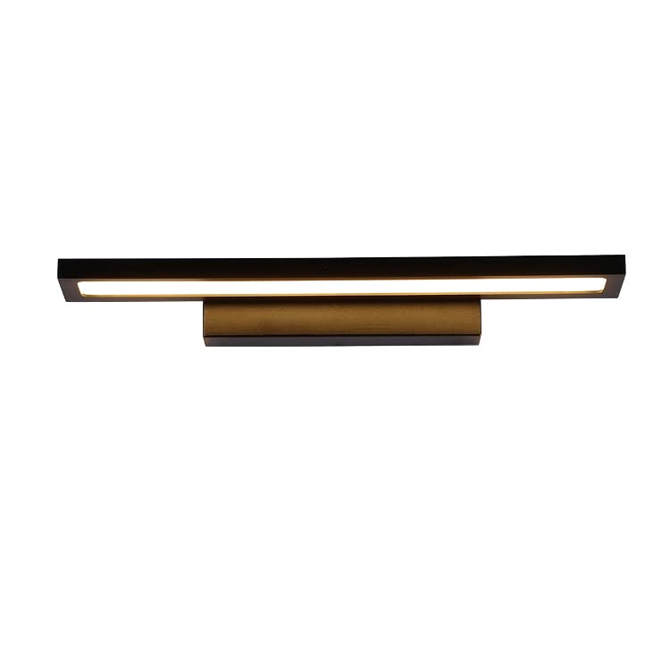 Lámpara de pared LED de diseño moderno y elegante en color negro con luz cálida para el hogar